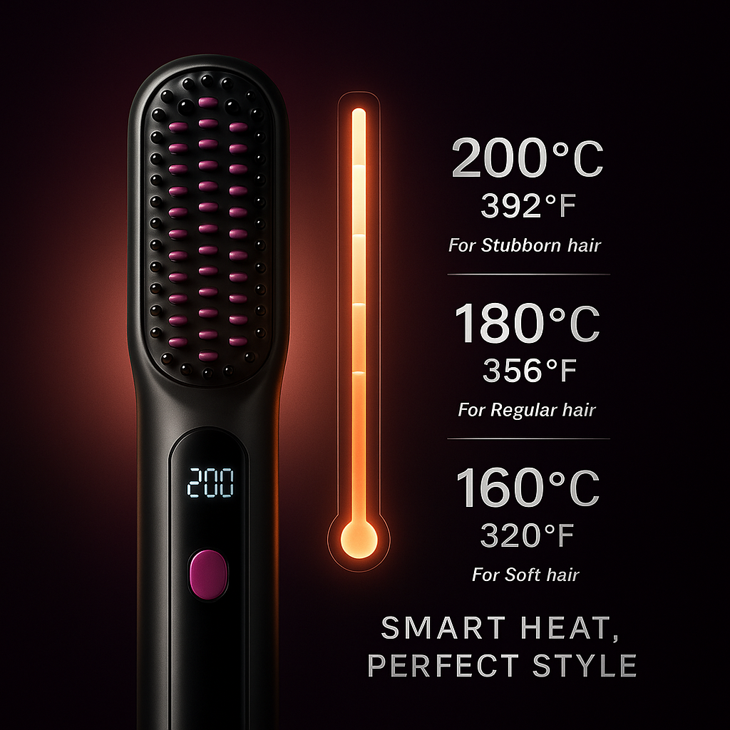 Velinee - Portable Straightener Brush