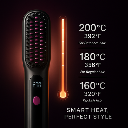 Velinee - Portable Straightener Brush