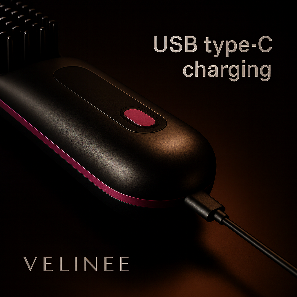 Velinee - Portable Straightener Brush