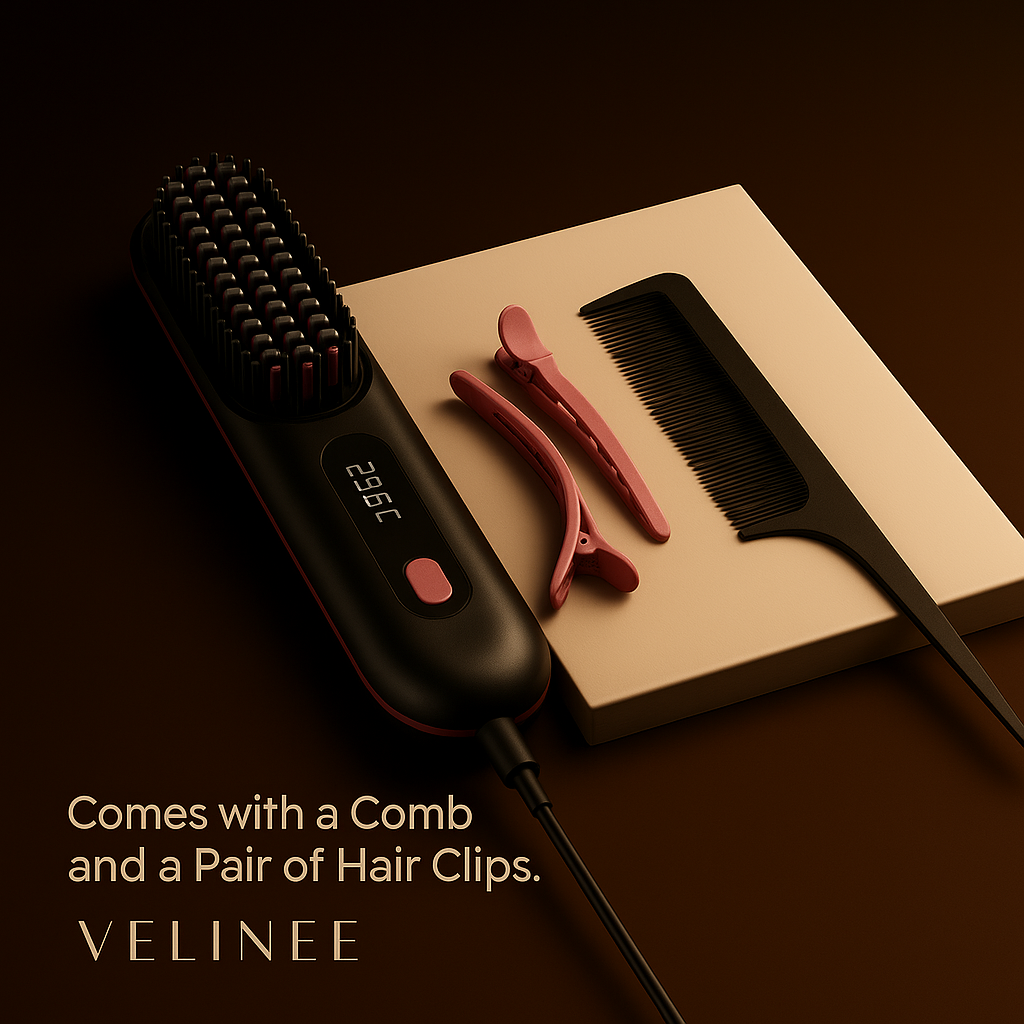 Velinee - Portable Straightener Brush